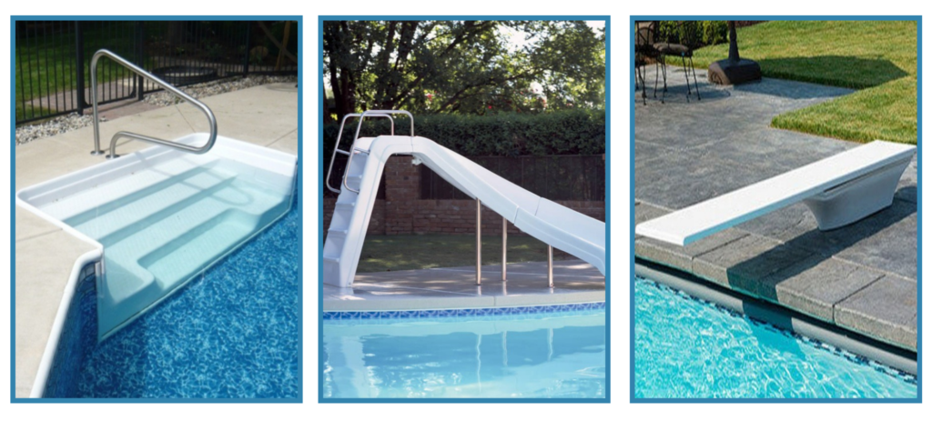 Lexington Kentucky Fiberglass Swimming Pool Steps Slide Diving Board Repair Resurfacing